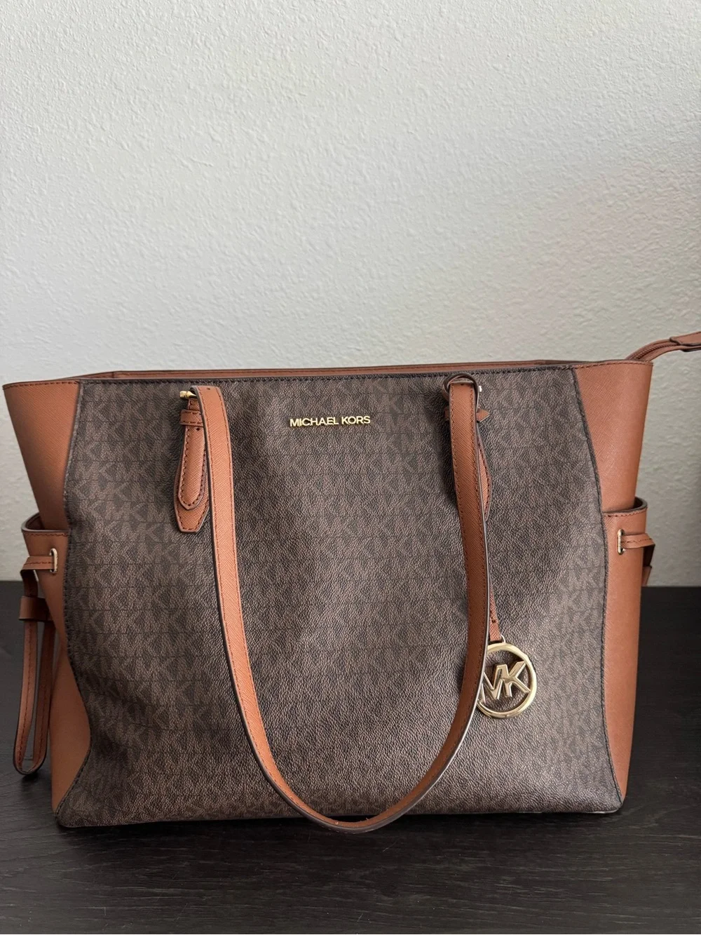 Michael Kors Brown Signature Tote Bag
